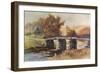 Dartmoor - Clapper Bridge-Ernest W Haslehust-Framed Photographic Print