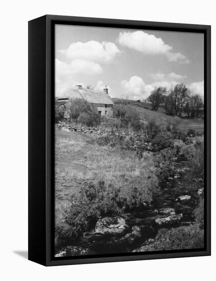 Dartmoor Farmhouse-null-Framed Stretched Canvas