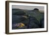 Dartmoor Haytor landscape-Charles Bowman-Framed Photographic Print