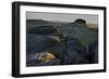 Dartmoor Haytor landscape-Charles Bowman-Framed Photographic Print