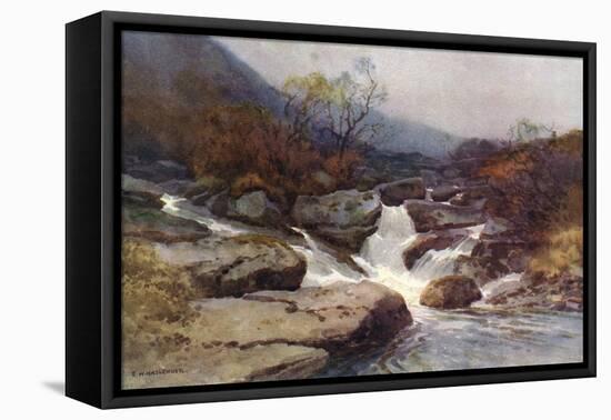 Dartmoor Stream-Ernest W Haslehust-Framed Stretched Canvas