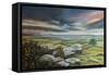 DartmoorSDevon,  pastel-Margo Starkey-Framed Stretched Canvas