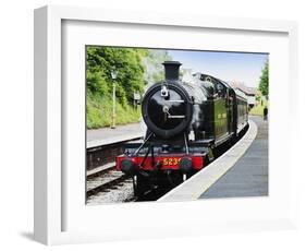 Dartmouth and Paignton Railway, Kingswear Station, Dartmouth, Devon, England, United Kingdom, Europ-David Hughes-Framed Photographic Print