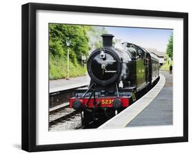 Dartmouth and Paignton Railway, Kingswear Station, Dartmouth, Devon, England, United Kingdom, Europ-David Hughes-Framed Photographic Print