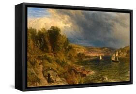 Dartmouth from St. Petrox Churchyard, 1852-Henry Dawson-Framed Stretched Canvas