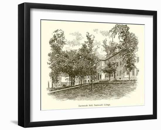 Dartmouth Hall, Dartmouth College-null-Framed Giclee Print