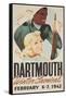 Dartmouth Winter Carnival Poster 1942-null-Framed Stretched Canvas