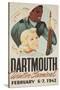 Dartmouth Winter Carnival Poster 1942-null-Stretched Canvas
