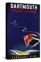 Dartmouth Winter Carnival Poster-John Ryland Scotford-Stretched Canvas
