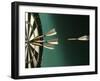 Darts and Target-null-Framed Premium Photographic Print