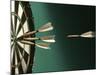 Darts and Target-null-Mounted Photographic Print