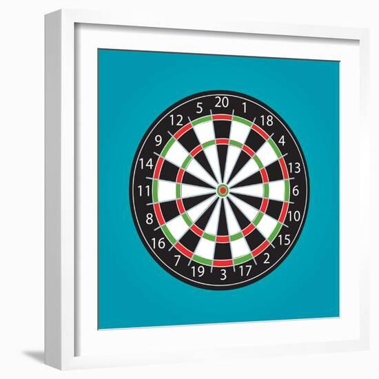 Darts Vector-Edmond Mihai Vertes-Framed Art Print