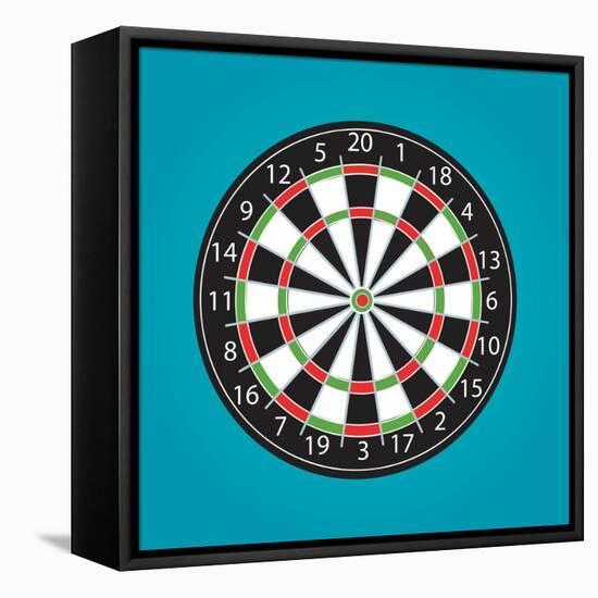 Darts Vector-Edmond Mihai Vertes-Framed Stretched Canvas