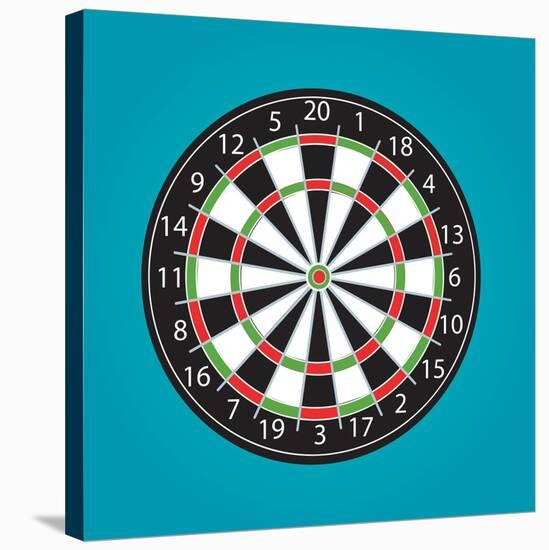 Darts Vector-Edmond Mihai Vertes-Stretched Canvas