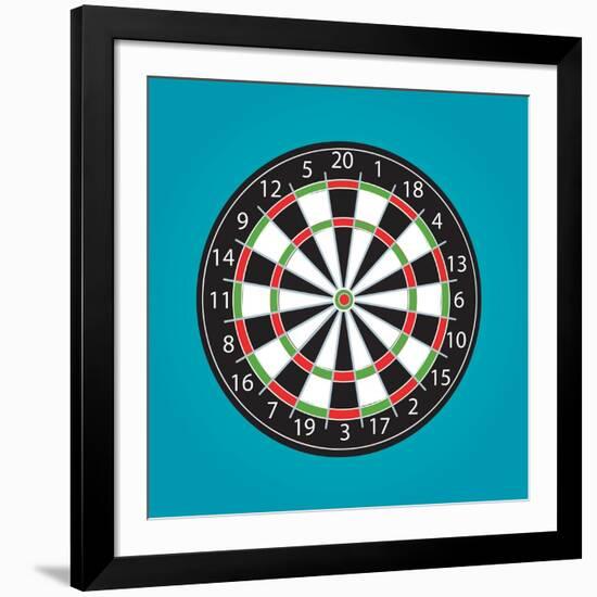 Darts Vector-Edmond Mihai Vertes-Framed Art Print