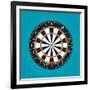 Darts Vector-Edmond Mihai Vertes-Framed Art Print