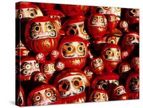 Daruma-Doll Fair, Kawagoe, Saitama, Japan-null-Stretched Canvas