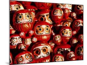 Daruma-Doll Fair, Kawagoe, Saitama, Japan-null-Mounted Photographic Print