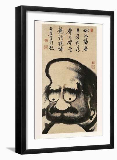 Daruma-Zu (Giant Daruma)-Ito Jakuchu-Framed Giclee Print