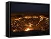 Darvaza Gas Crater in the Karakol Desert, Turkmenistan, Central Asia, Asia-Michael Runkel-Framed Stretched Canvas