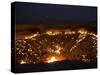 Darvaza Gas Crater in the Karakol Desert, Turkmenistan, Central Asia, Asia-Michael Runkel-Stretched Canvas