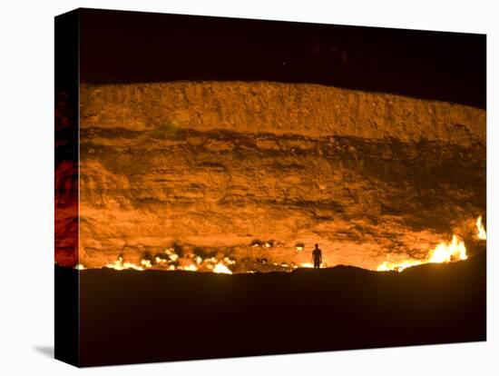 Darvaza Gas Crater, Turkmenistan, Central Asia, Asia-Michael Runkel-Stretched Canvas