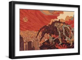 Darvaza-HR-FM-Framed Art Print