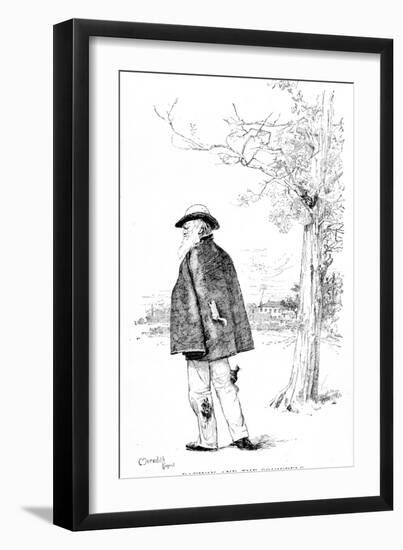 Darwin and the Squirrels, Illustration from 'Charles Darwin, His Life and Work'-Meredith Nugent-Framed Giclee Print
