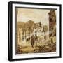 Darwin Witnessed the Great Earthquake That Wrecked the City of Concepcion-null-Framed Giclee Print