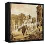 Darwin Witnessed the Great Earthquake That Wrecked the City of Concepcion-null-Framed Stretched Canvas