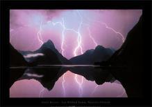 Milford Sound Lake-Daryl Benson-Mounted Art Print