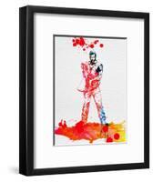 Daryl Dixon Watercolor-Lora Feldman-Framed Art Print