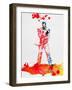 Daryl Dixon Watercolor-Lora Feldman-Framed Art Print