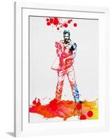 Daryl Dixon Watercolor-Lora Feldman-Framed Art Print