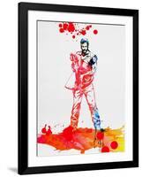 Daryl Dixon Watercolor-Lora Feldman-Framed Art Print