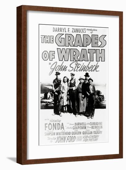 Daryl F. Zanuck's Producion of "The Grapes of Wrath" by John Steinbck-null-Framed Giclee Print