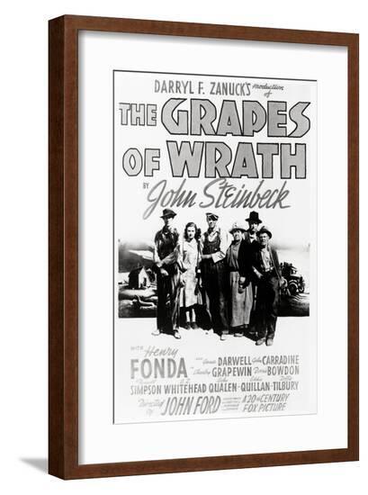 Daryl F. Zanuck's Producion of "The Grapes of Wrath" by John Steinbck--Framed Giclee Print