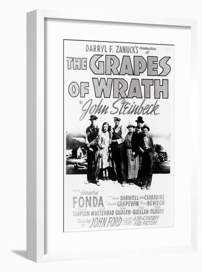 Daryl F. Zanuck's Producion of "The Grapes of Wrath" by John Steinbck-null-Framed Giclee Print