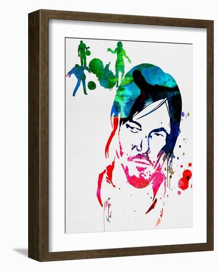 Daryl Watercolor-Lora Feldman-Framed Art Print