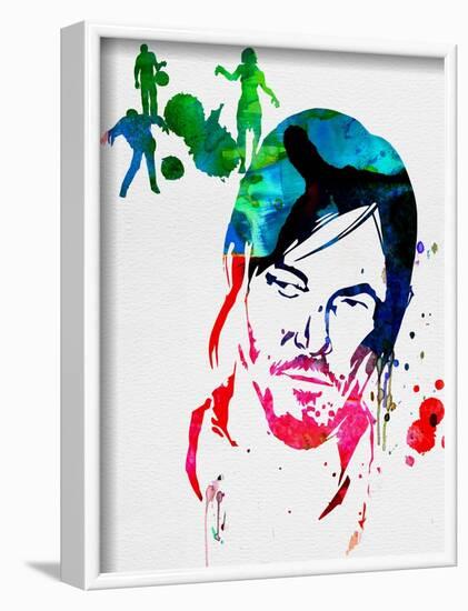 Daryl Watercolor-Lora Feldman-Framed Art Print