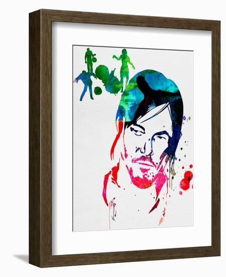 Daryl Watercolor-Lora Feldman-Framed Art Print