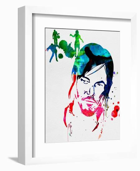 Daryl Watercolor-Lora Feldman-Framed Art Print