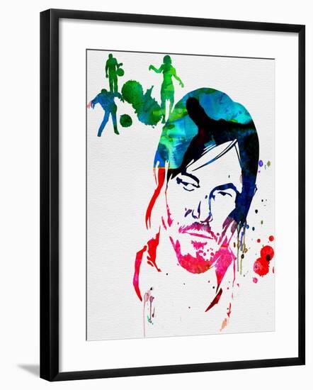 Daryl Watercolor-Lora Feldman-Framed Art Print