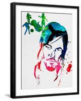 Daryl Watercolor-Lora Feldman-Framed Art Print