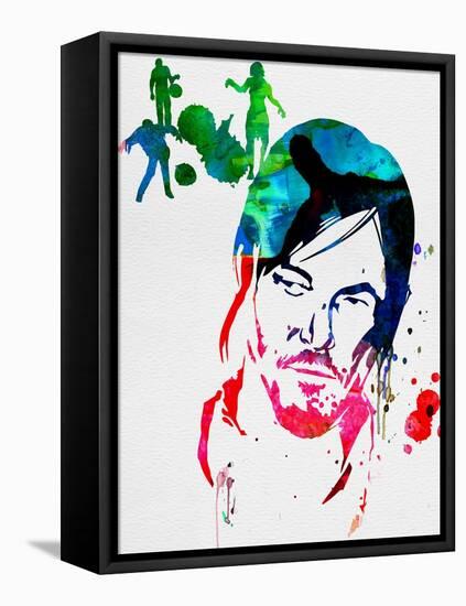 Daryl Watercolor-Lora Feldman-Framed Stretched Canvas