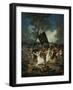 Das Begraebnis Der Sardine. Karnevalsszene, um 1812/1819-Francisco de Goya-Framed Giclee Print