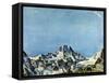 Das Breithorn-Ferdinand Hodler-Framed Stretched Canvas