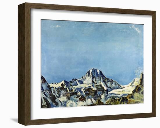 Das Breithorn-Ferdinand Hodler-Framed Giclee Print