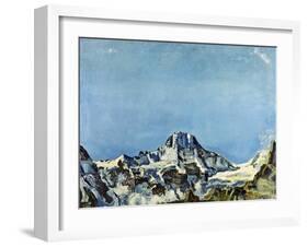 Das Breithorn-Ferdinand Hodler-Framed Giclee Print