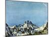 Das Breithorn-Ferdinand Hodler-Mounted Giclee Print